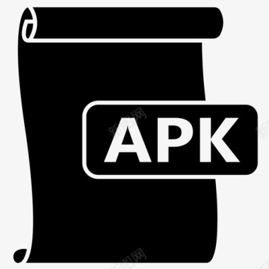 包提着apkandroidapk文件图标图标