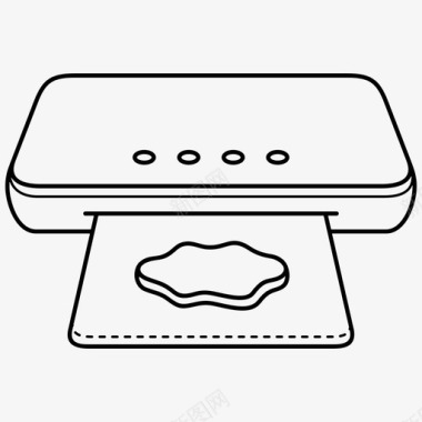 真空封口机自动烹饪图标图标
