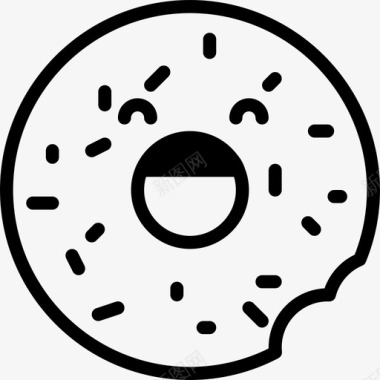 DONUTDonutFoody2线性图标图标