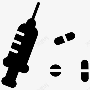 医疗包片剂注射剂药品图标图标