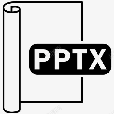 pptx文件格式pptx文件格式powerpoint图标图标