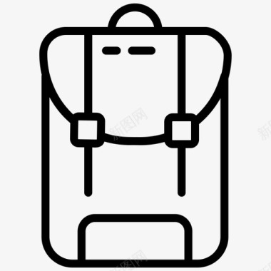 背包行李手提箱图标图标