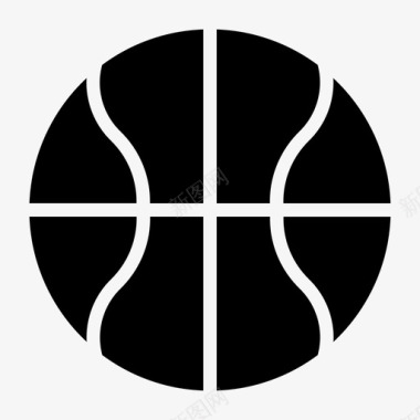 球篮筐篮球图标图标