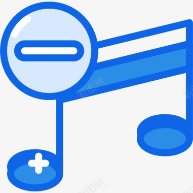 音乐科技16蓝色图标图标