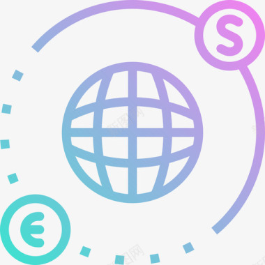 环球网9月投资5梯度图标图标