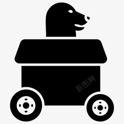 宠物保姆宠物运输宠物运送者宠物饲养员图标高清图片