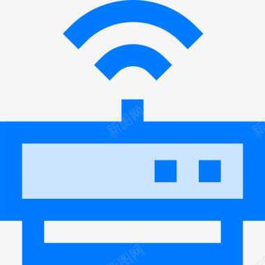 硬件图标Wifi电脑和硬件8蓝色图标图标