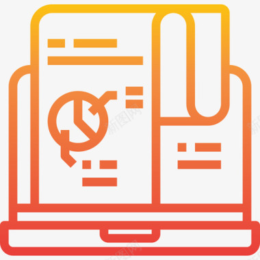 报告商业261梯度图标图标