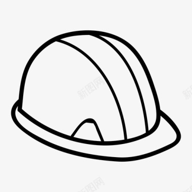施工安全帽工人图标图标