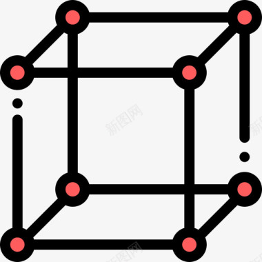 分子分子物理13线性颜色图标图标