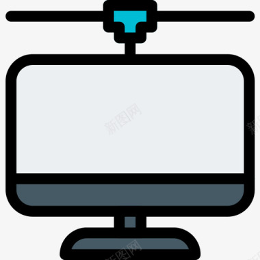 服务器服务器服务器3线性颜色图标图标