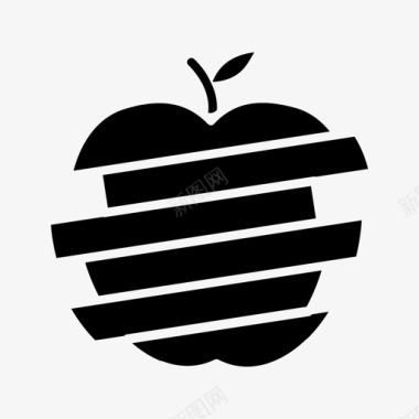 苹果片切片食品图标图标