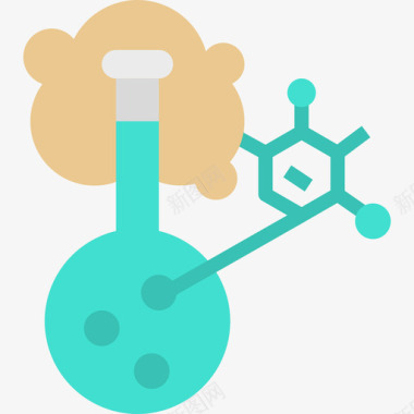 科学实验室科学90平面图标图标