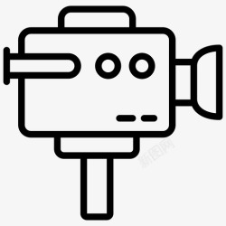 输出设备摄像机电影摄影概念输出设备图标高清图片