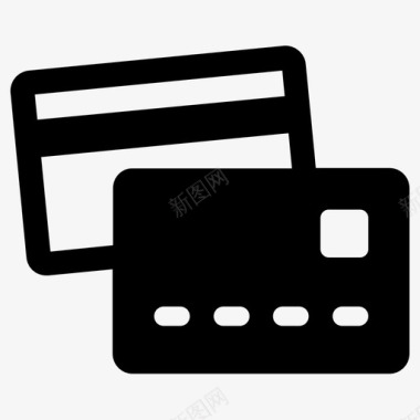 借记卡卡银行卡信用卡图标图标