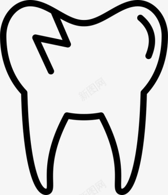 牙齿医学磨牙图标图标