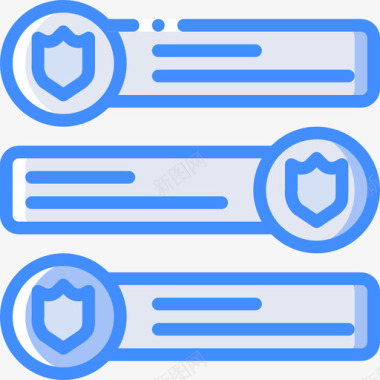 安全网络安全17蓝色图标图标