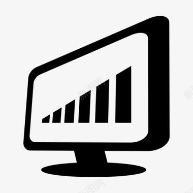 液晶电视机图标电视技术电视机图标图标