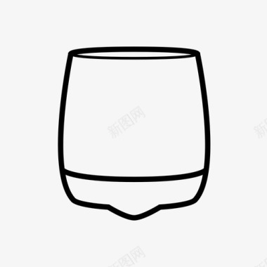 器皿摇摆玻璃酒吧饮料图标图标