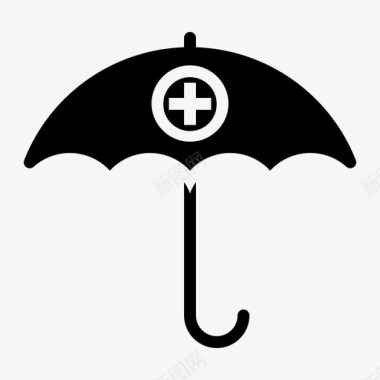 保险保护伞图标图标