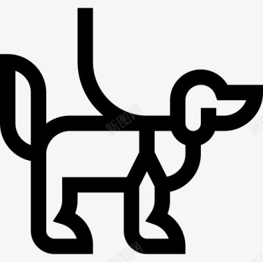 狗残疾人援助3直系图标图标