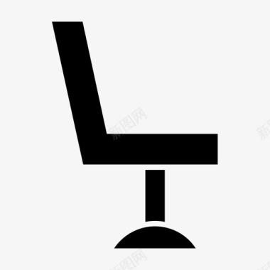 椅子等候椅木椅图标图标