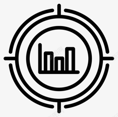 占比分析分析数据科学2线性图标图标