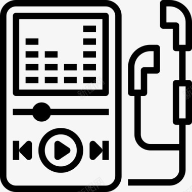 iPodIpod小工具3线性图标图标