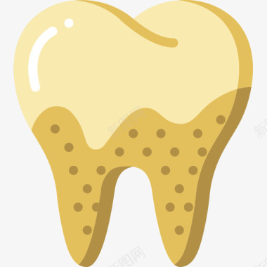 图库素材6牙菌斑牙科6扁平图标图标