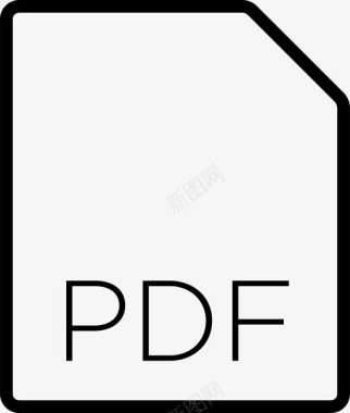 PDF电子书pdf文档格式office图标图标