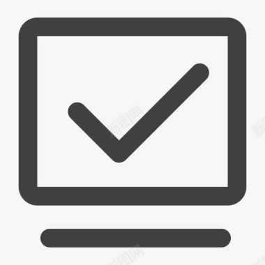 检验合格合格病案查询-线性图标