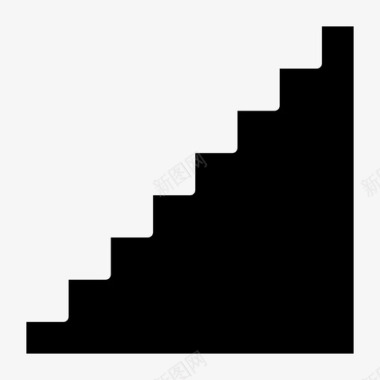 装饰性梯子楼梯构造梯子图标图标