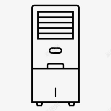 蒸发冷却器空调空气冷却器图标图标