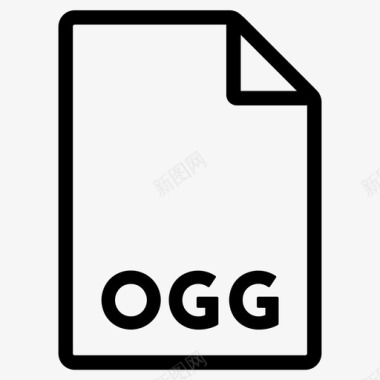 OGG文件格式ogg格式文件文件格式图标图标