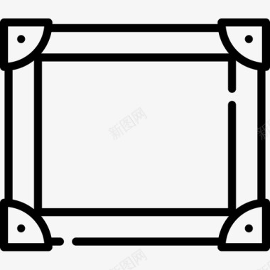纹理框架框架线性图标图标