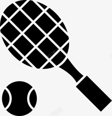 运动球网球球游戏图标图标