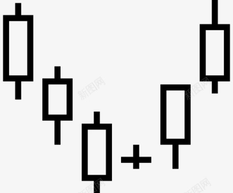 创意图表信息蜡烛棒图表信息图表图标图标
