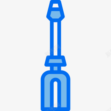 螺丝刀41号工具蓝色图标图标