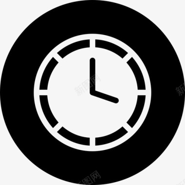 办公时钟时间手表图标图标