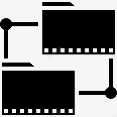 文件传输网络和数据库20填充图标图标