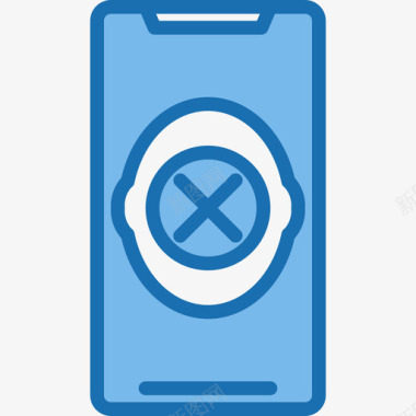 蓝色手机智能手机智能手机4蓝色图标图标