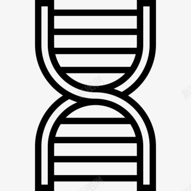 DNA基因链Dna科学72线性图标图标