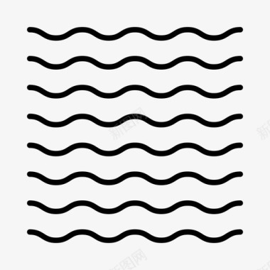 六边形图案波浪线图案几何图案重复图案图标图标