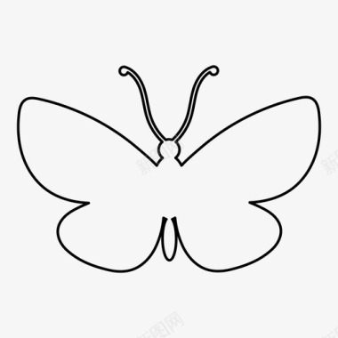 大自然蝴蝶动物昆虫图标图标
