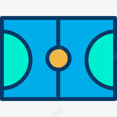 运动种类标志篮球运动和游戏7线性颜色图标图标