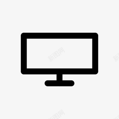 显示器电脑屏幕图标图标