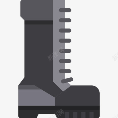 陆军10号战靴平底鞋图标图标