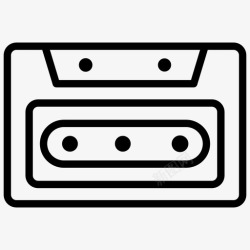音频盒式磁带盒式磁带音频盒式磁带小型盒式磁带图标高清图片