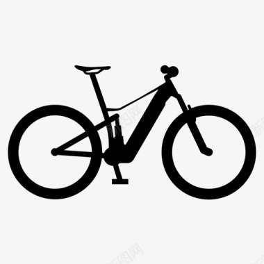电动自行车自行车图标图标