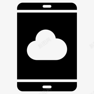 手机云服务器图标图标